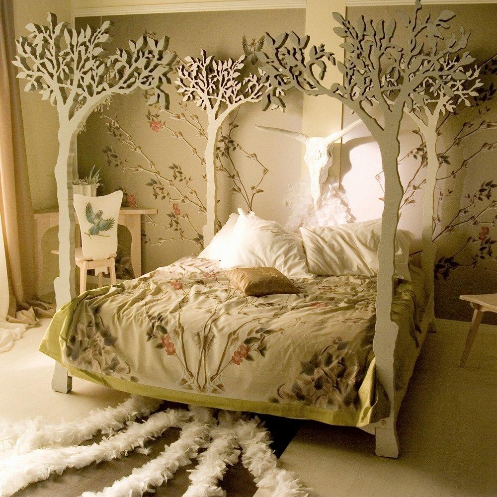 Оригинальная кровать – креативное решение интерьера спальни 